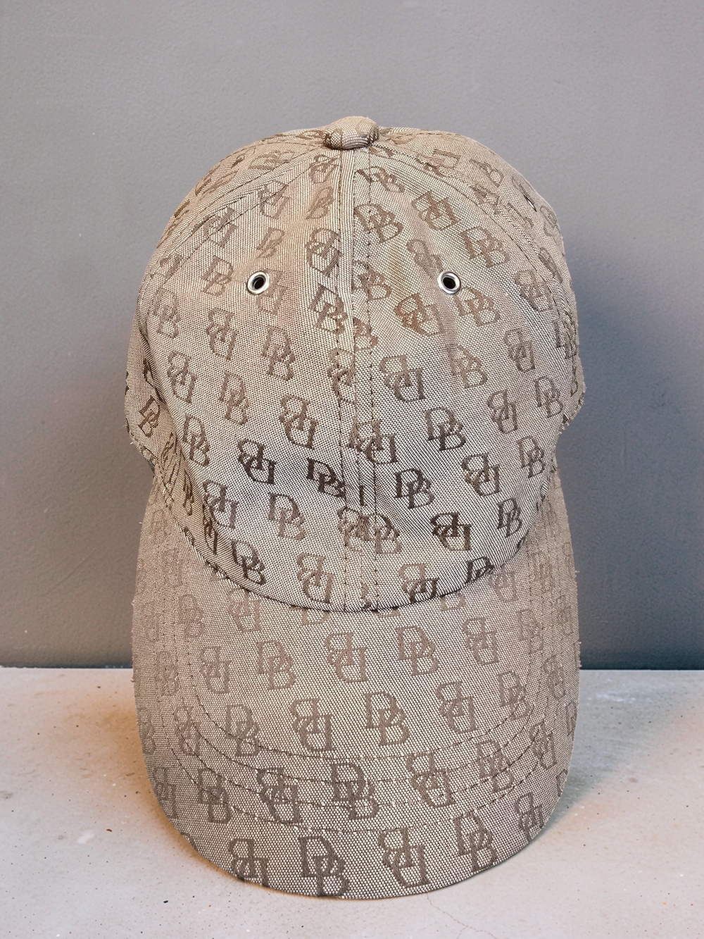 Vintage Dooney & Bourke Signature DB Monogram Baseball Cap Hat